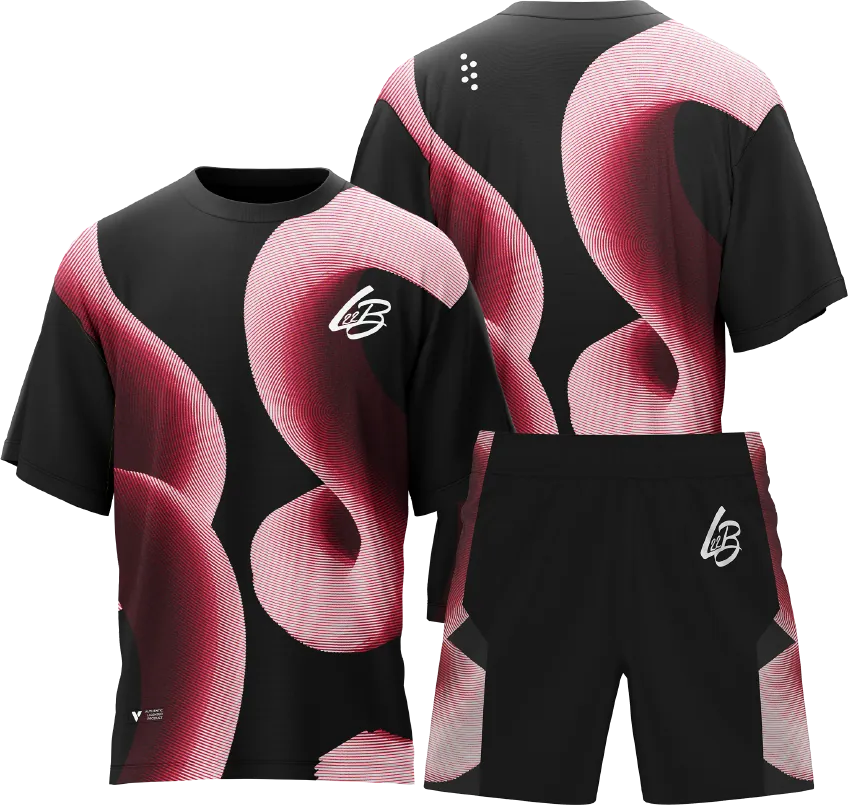 Uniforme rosado de Lucas Bruera